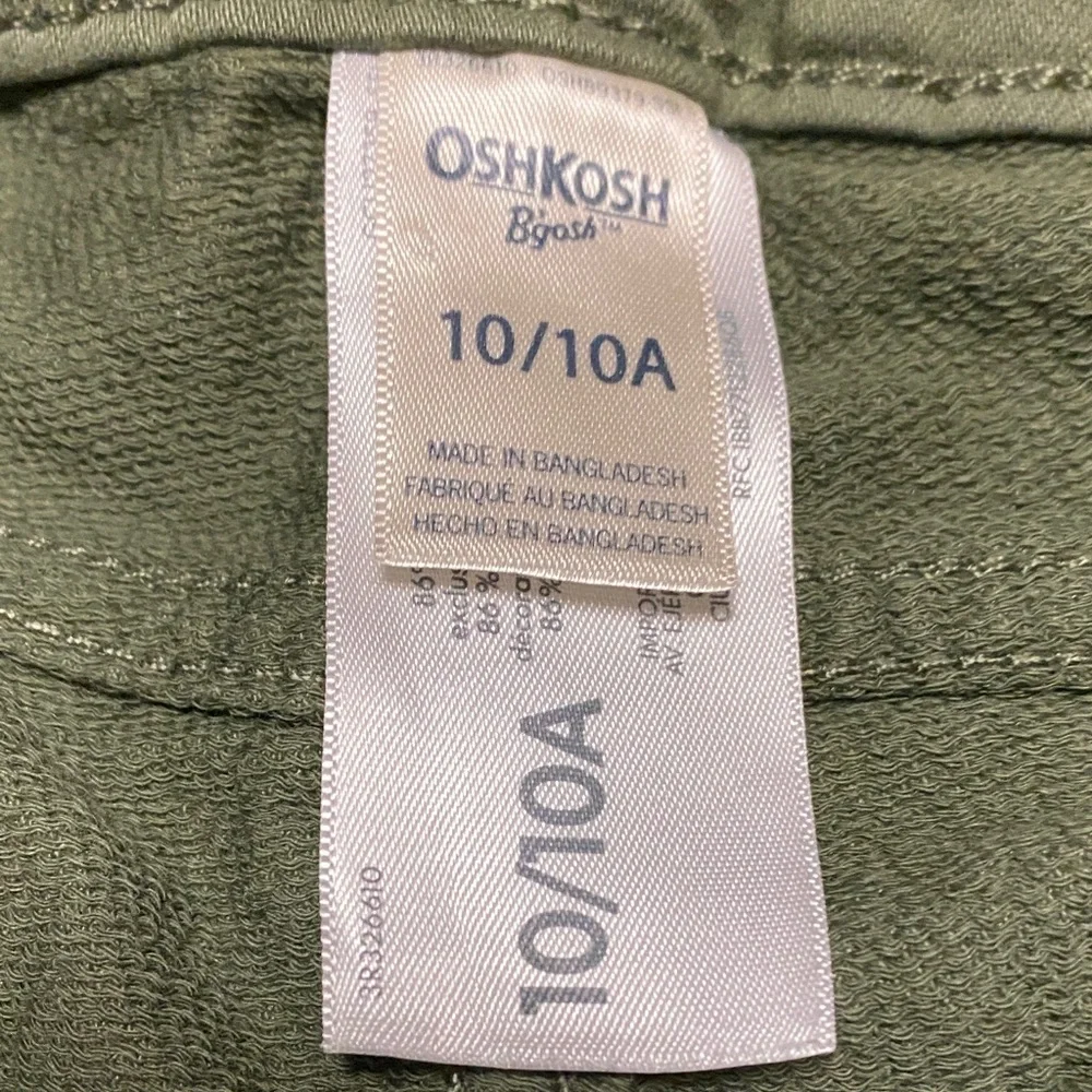 OshKosh B'gosh Kid’s Green Cotton Size 10 Jeans